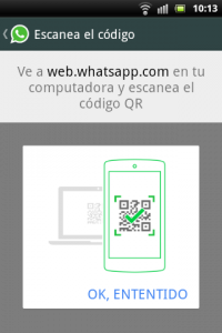 WhatsApp Web fixed QR Code help